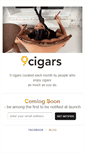 Mobile Screenshot of 9cigars.com